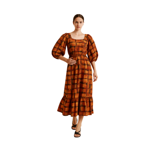 “Bohemian chic vibrant print maxi dress – Jhanvi Fashion”