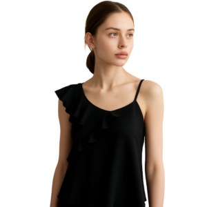 “Asymmetrical ruffled top women – Jhanvi Fashion”