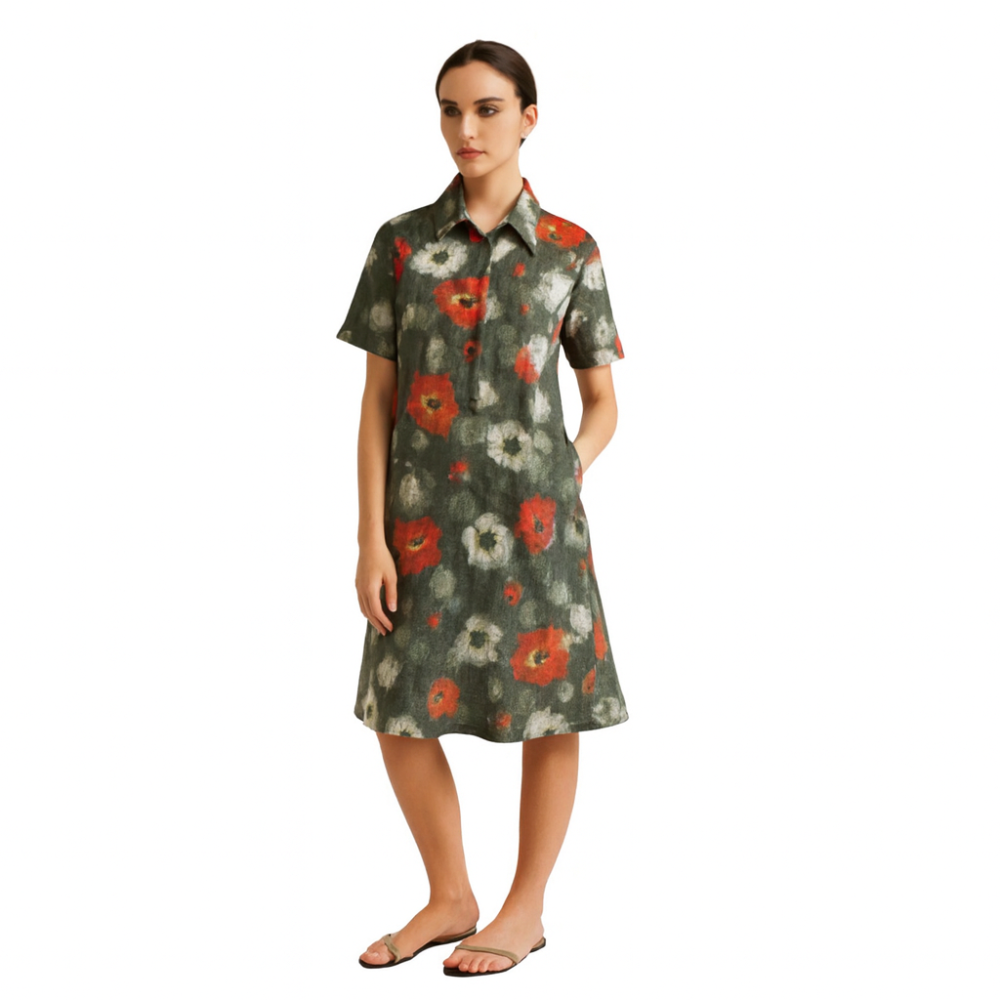 Effortless Chic With This Floral Shirt Dress - Image 4