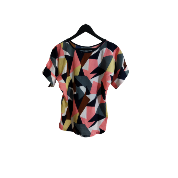 Bold And Playful Geometric Print Top