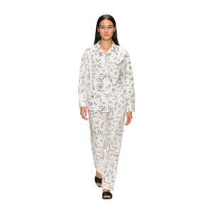 “Printed black & white co-ord set for women – Jhanvi Fashion”