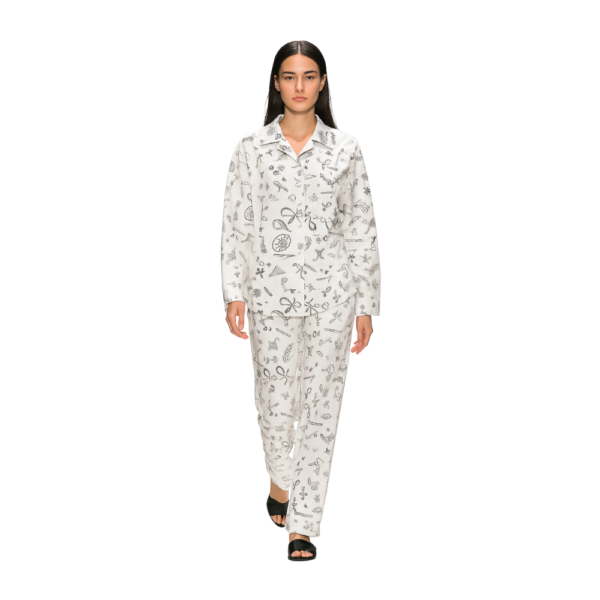 “Printed black & white co-ord set for women – Jhanvi Fashion”