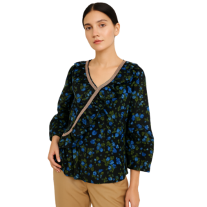 “Delicate feminine floral top women – Jhanvi Fashion”