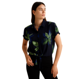“Flower print shirt top for women – Jhanvi Fashion”