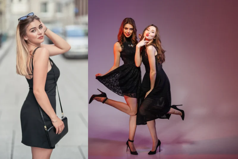 Black Midi Dress
